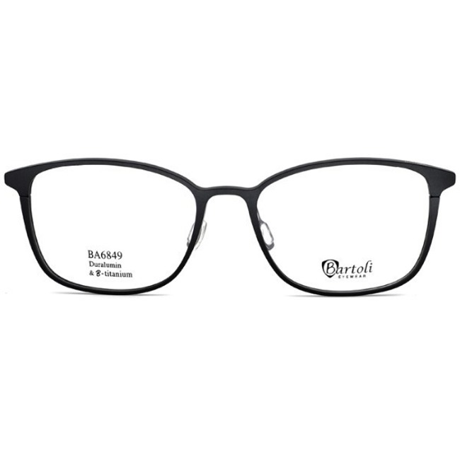 Men&#039;s Square Duralumin Ultra-Light Onte Glasses Bartoli BA6849