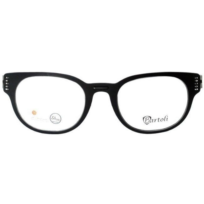 Ultra-lightweight square horn frame glasses Bartoli BA6403
