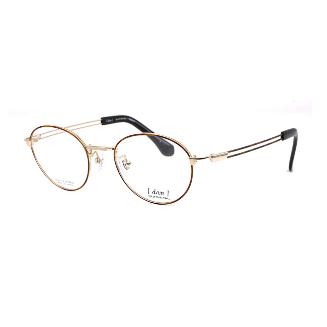 Men&#039;s round titanium imported glasses frame DUN 118