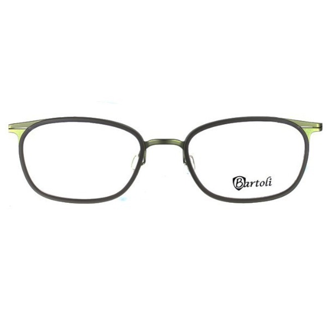 Standard for men and women Square ultra-lightweight soltex horn-rimmed glasses Bartoli BA6865