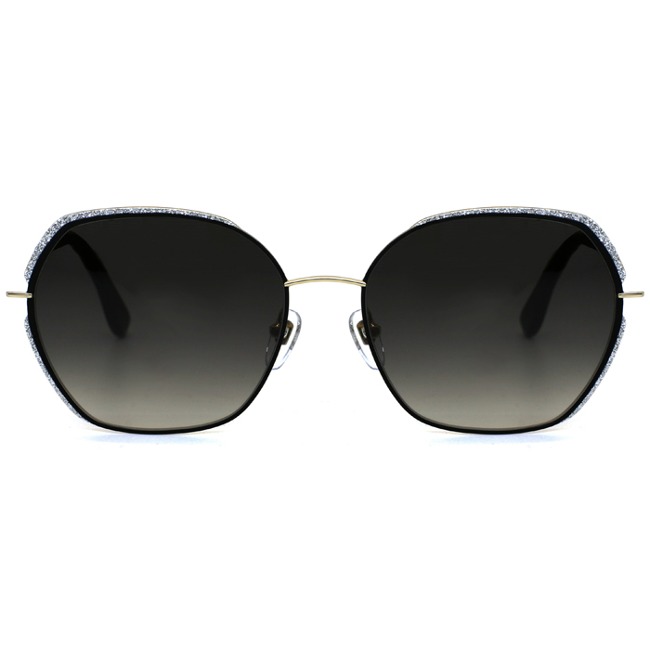 Women&#039;s Glitter Glitter Decorations Square Metal Sunglasses Bartoli BA5648