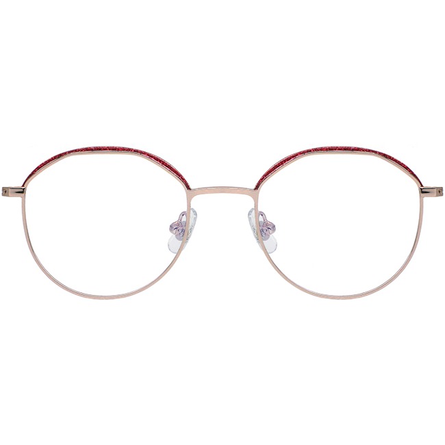 Women&#039;s Three-Color Round Bartholi Imported Glasses Frame BA6898