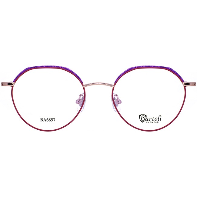 4 Colors Round Bartoli Imported Glasses Frame BA6897 for Women
