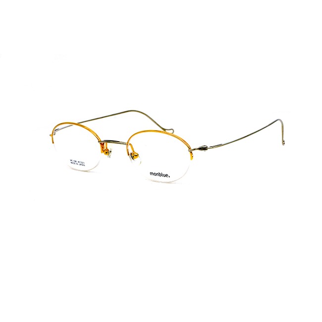 Semi-free titanium imported glasses frame Monblue Monblue MO 026-7 for men and women