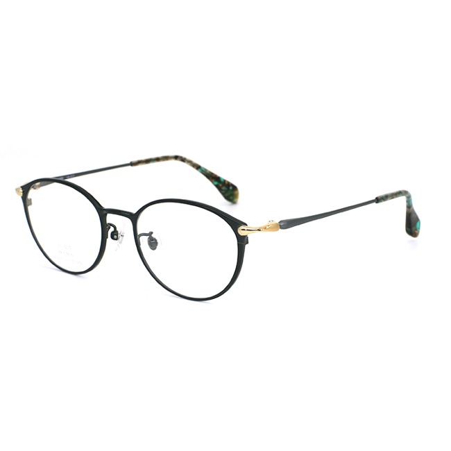 women&#039;s circular titanium imported glasses frame Visse VS017-2