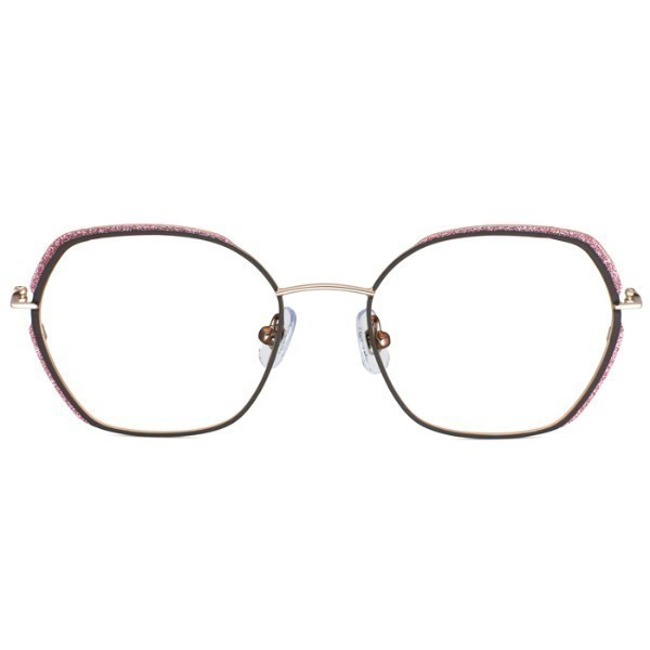 Women&#039;s Square Metal Glasses Frame Bartoli BA6876