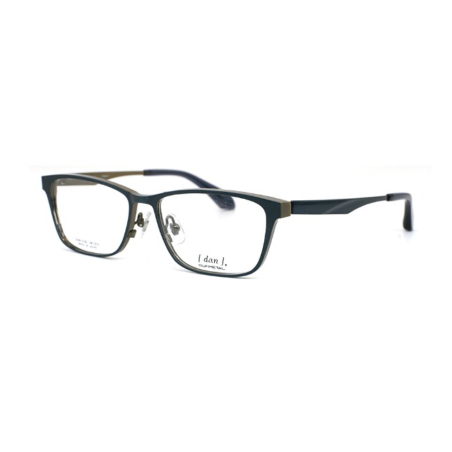 Men&#039;s Square 2 Color Titanium Imported Glasses Frame DUN 2145