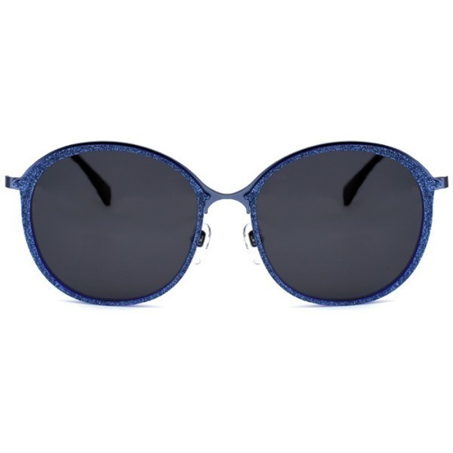 Women&#039;s Oval Glitter Glitter Decorative Combination Sunglasses Bartoli BA5642