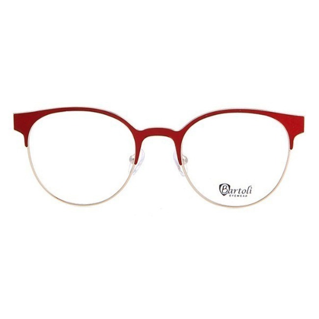 men&#039;s and women&#039;s fabric decoration retro round hagold-rimmed glasses Bartoli BA6523