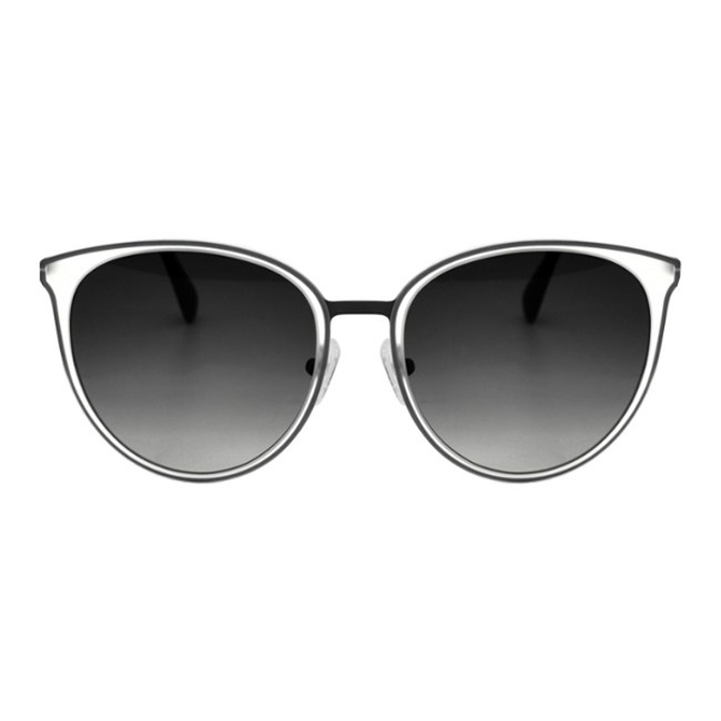 Women&#039;s Round-Type Metal-Plastic Combination Sunglasses Bartoli BA5465