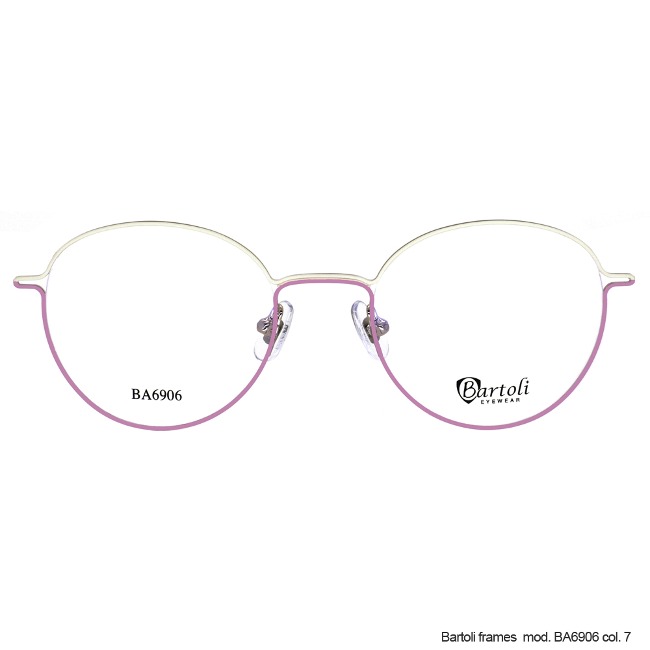 Bartoli Modern BA6906 Light Men Women Fashion Imported Glasses Frame